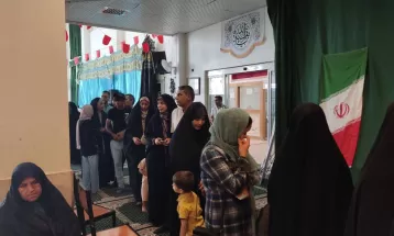 حضور حماسه‌ساز مردم مشهد در انتخابات ریاست جمهوری