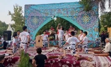 ورود کاروان نمادین امام رضا (ع) به نیشابور