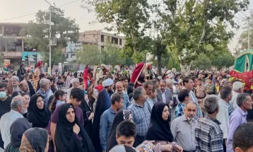 ورود کاروان نمادین امام رضا (ع) به نیشابور
