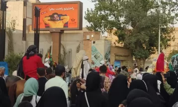 ورود کاروان نمادین امام رضا (ع) به نیشابور