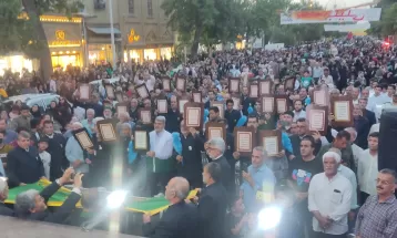 ورود کاروان نمادین امام رضا (ع) به نیشابور