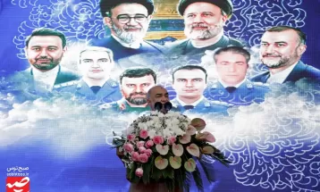 مراسم چهلم شهدای خدمت در حرم مطهر رضوی