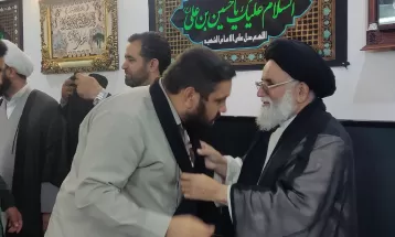 برگزاری مراسم آئینی شال‌اندازی محرم در نیشابور
