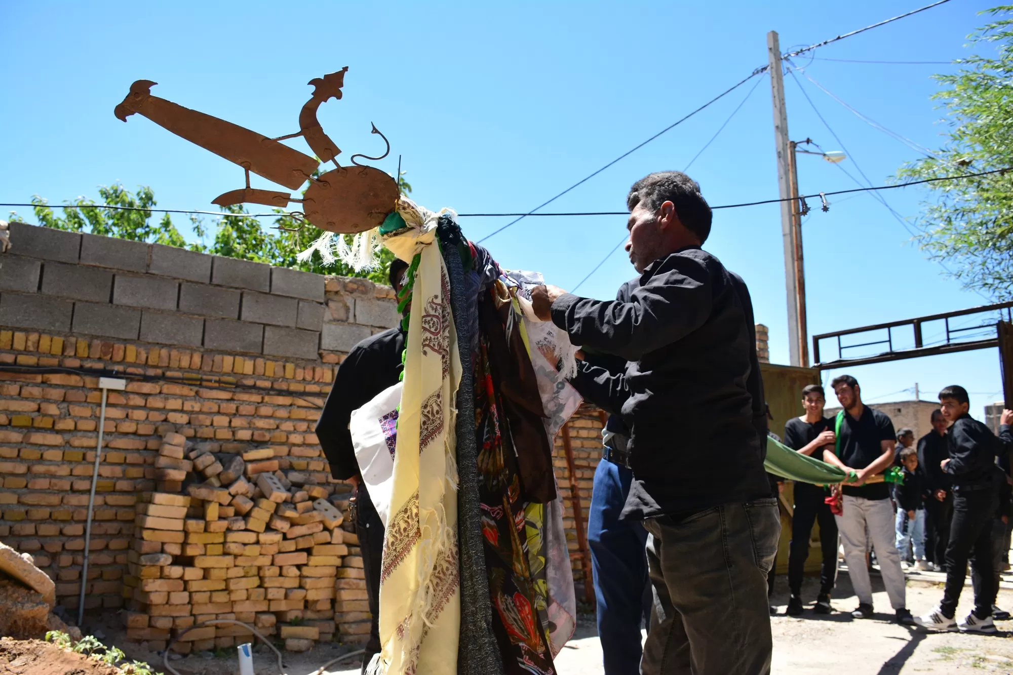سنت علم گردانی در روستای علی آباد قوچان