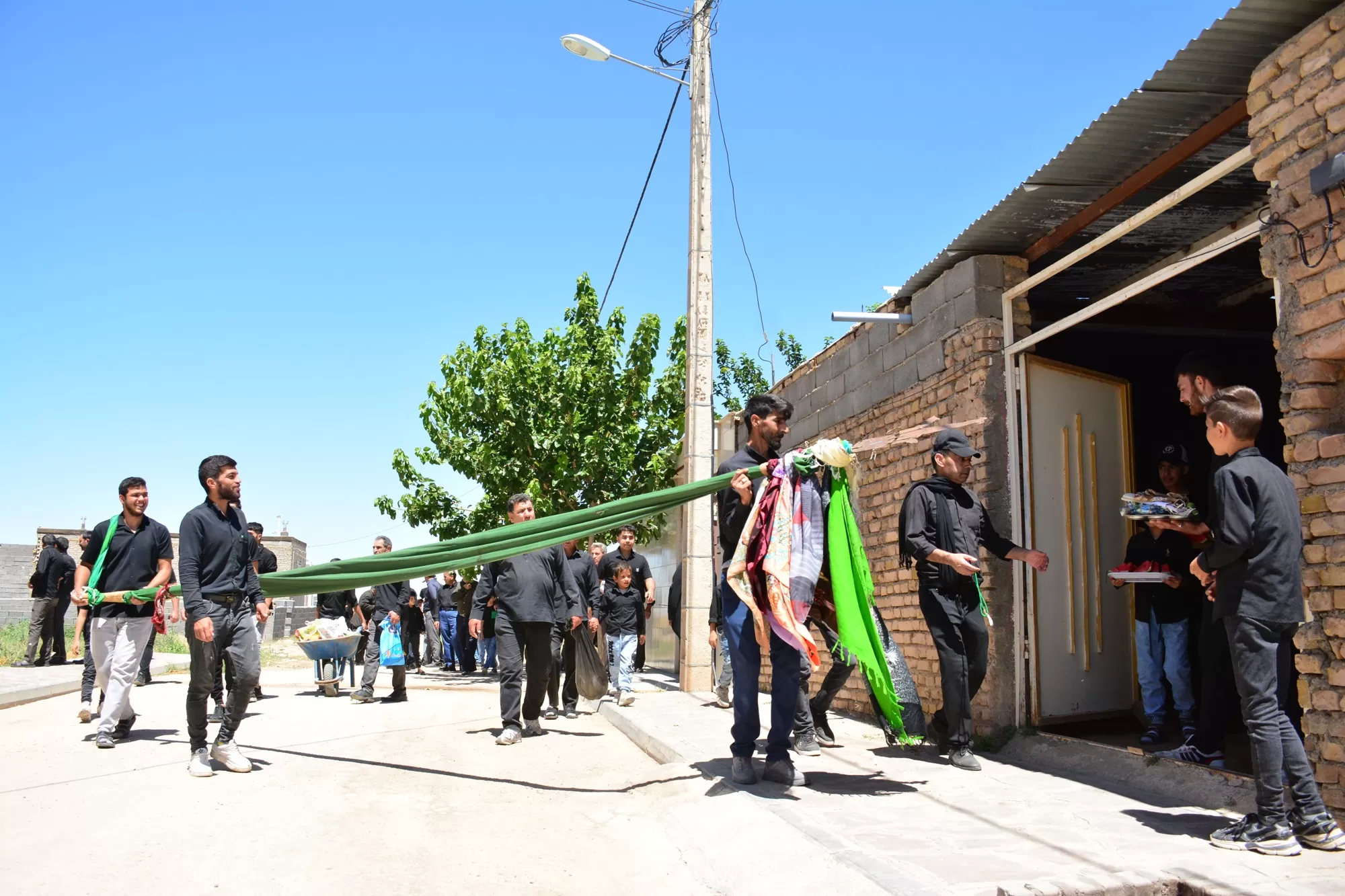 سنت علم گردانی در روستای علی آباد قوچان