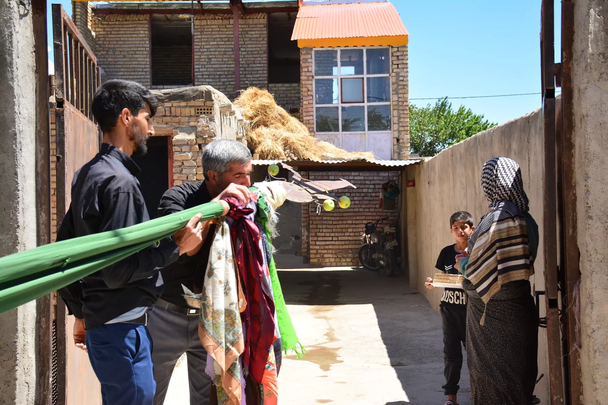 سنت علم گردانی در روستای علی آباد قوچان