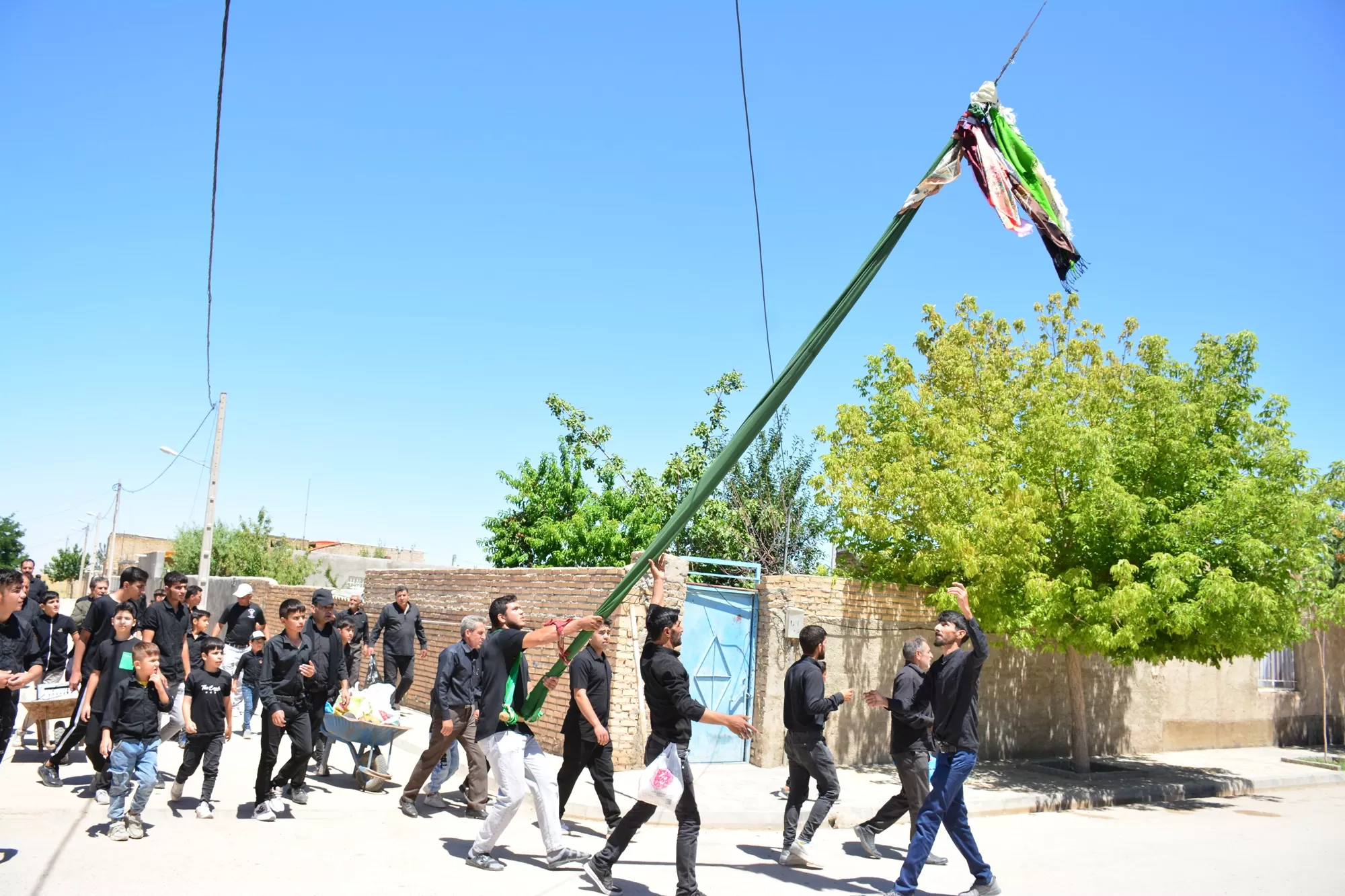 سنت علم گردانی در روستای علی آباد قوچان