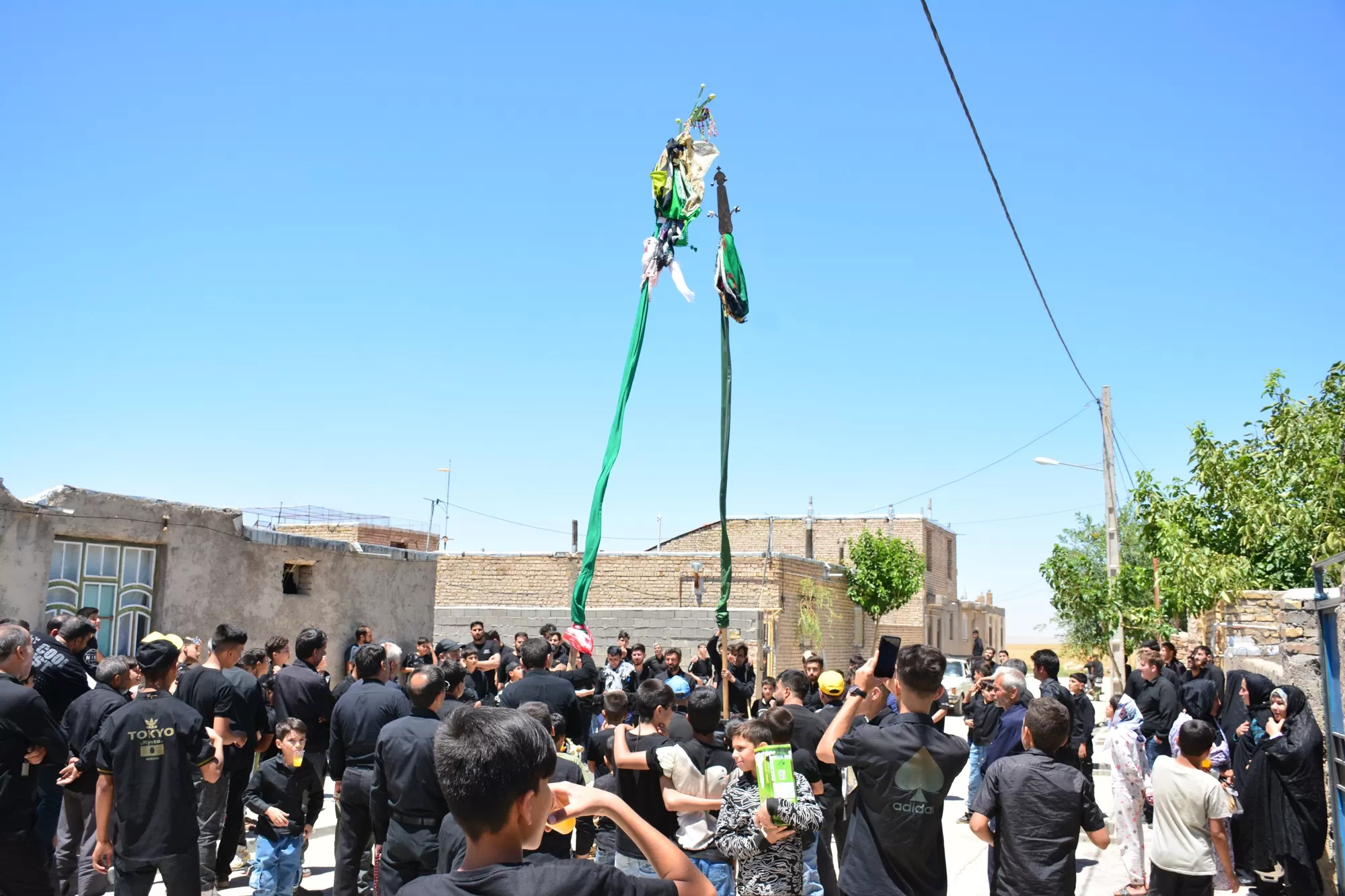 سنت علم گردانی در روستای علی آباد قوچان