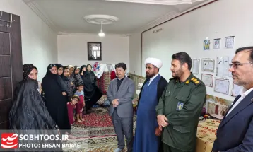 بازدید مسئولان از طرح‌های موفق بسیج سازندگی در سرخس