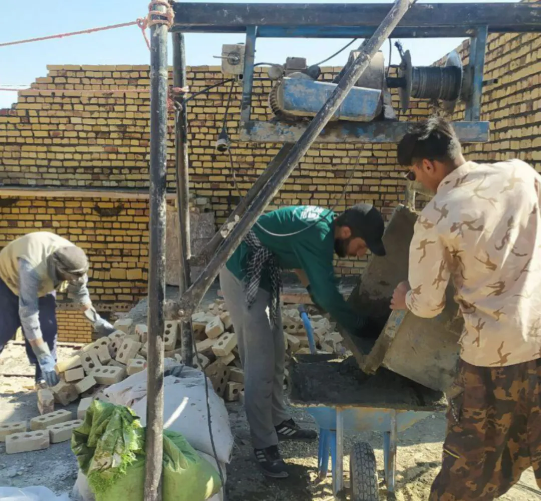 گروه جهادی مهدویون دانشگاه صنعتیشریف در منطقه کدکن