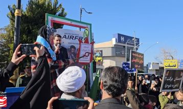 گلباران تمثال امام راحل در کاشمر