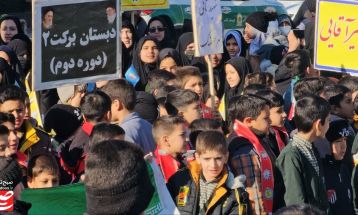 گلباران تمثال امام راحل در کاشمر