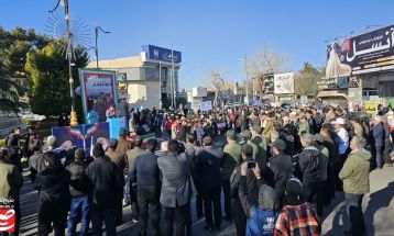 گلباران تمثال امام راحل در کاشمر