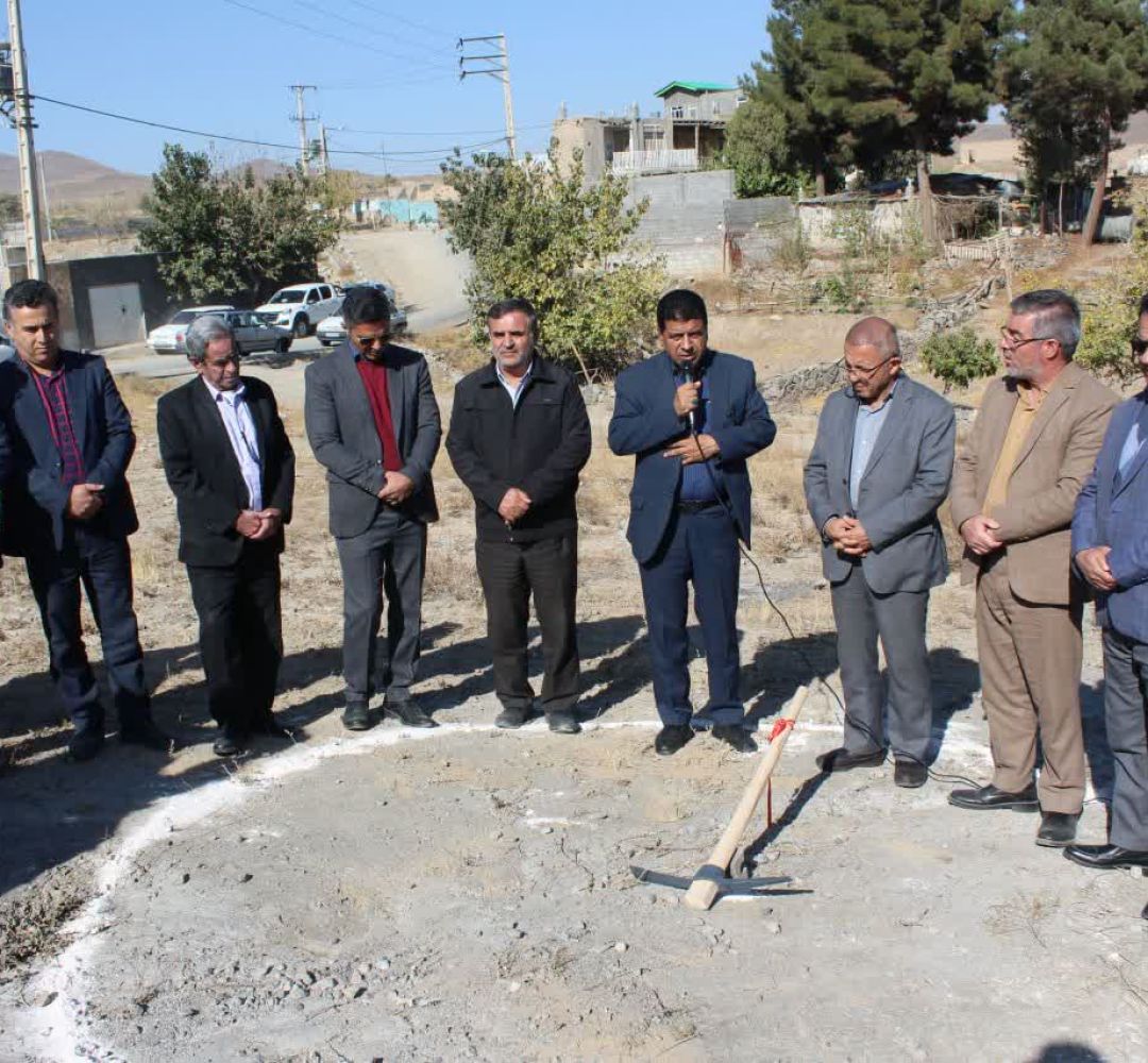 کلنگ‌زنی یک مدرسه ۳ کلاسه در طرقبه