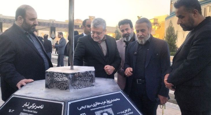 افتتاح گذر فرهنگی پیرغلامان حسینی در مشهد