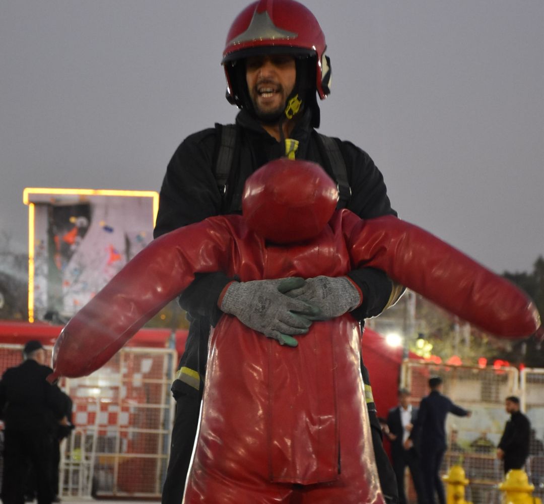 پایان چالش جایزه بزرگ آتش‌نشانان مشهد