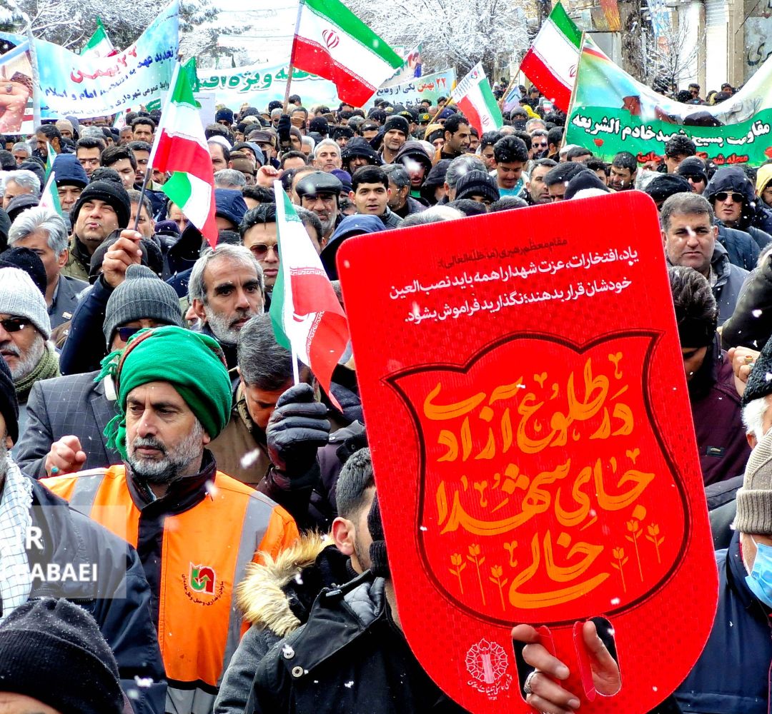تاریخسازی مردم سرخس در راهپیمایی ۲۲ بهمن ۱۴۰۳