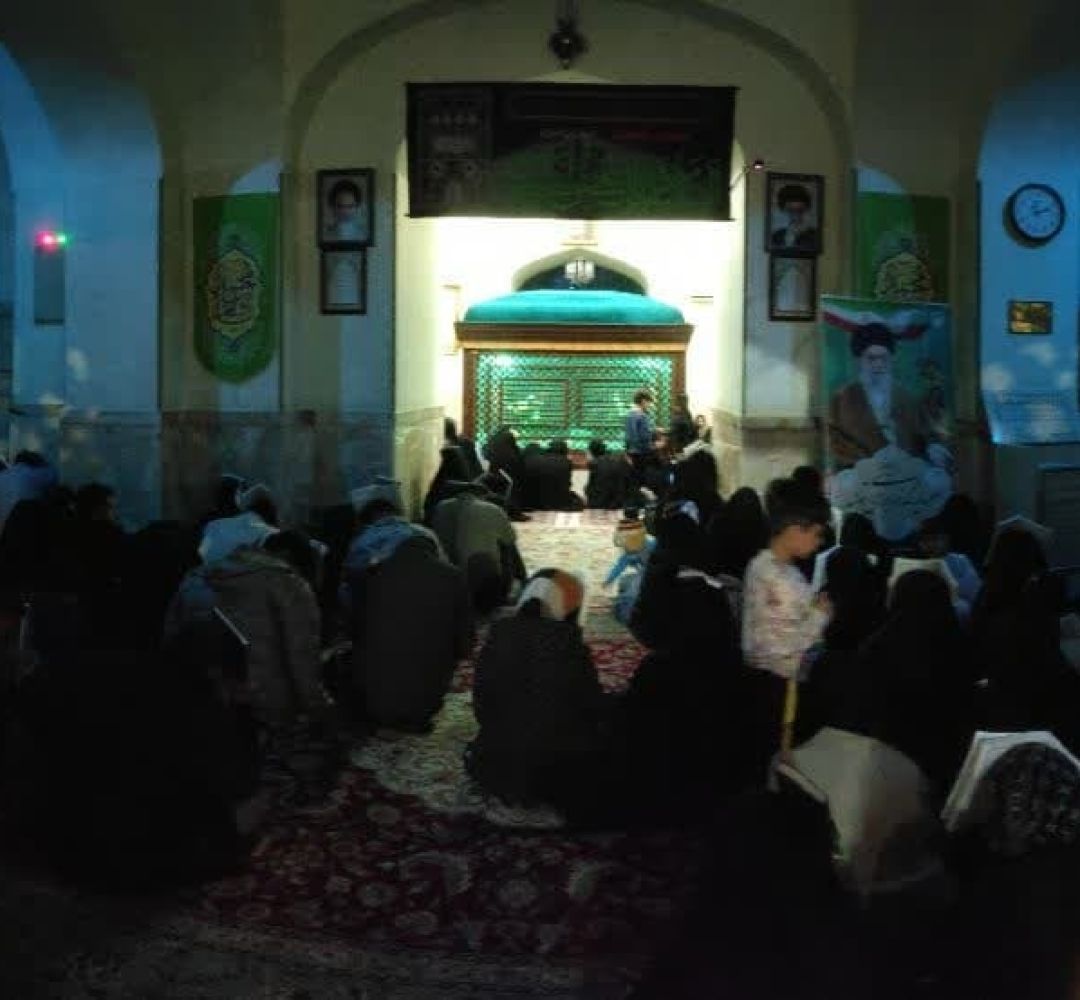 شب قدر در زیارتگاه شهید مدرس کاشمر