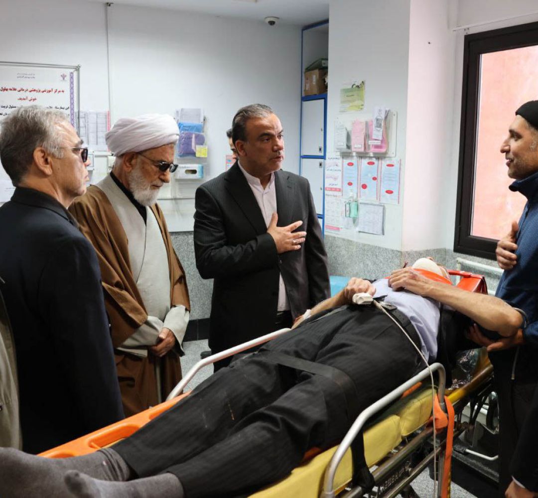 بازدید نوروزی مسئولان از بیمارستان علامه بهلول گنابادی