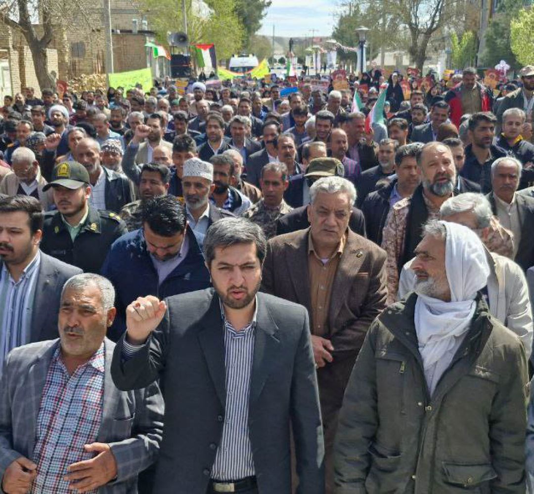 خروش مردم صالحآباد در روز جهانی قدس