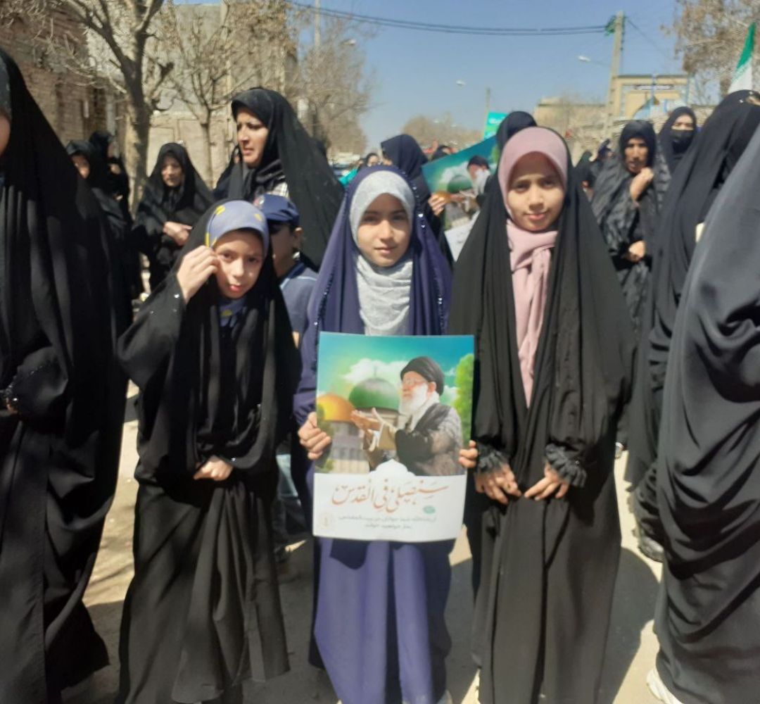 راهپیمایی روز قدس در بخش نصرآباد تربتجام