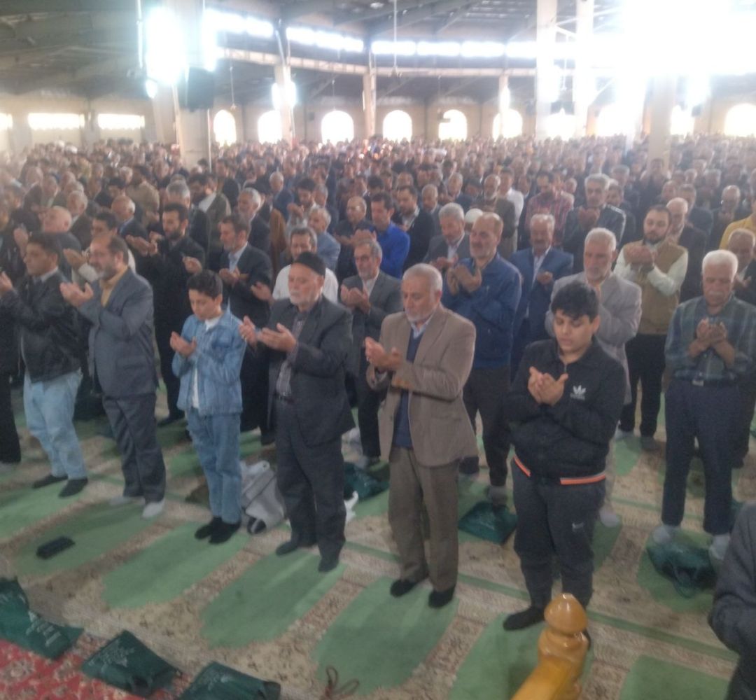 نماز عید فطر در مصلی نماز جمعه سبزوار