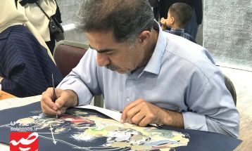 خوشنویسی به سبک عاشقان حسینی