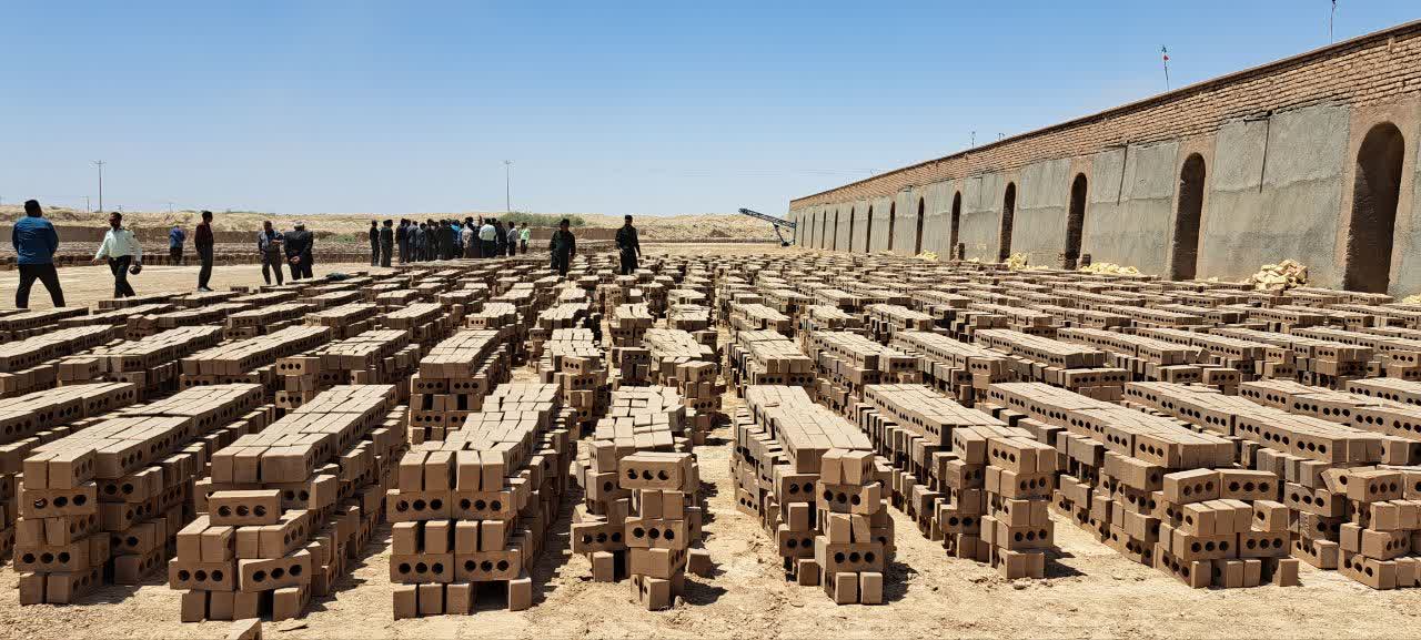افتتاح کارخانه آجر سفال پیمان بجستان