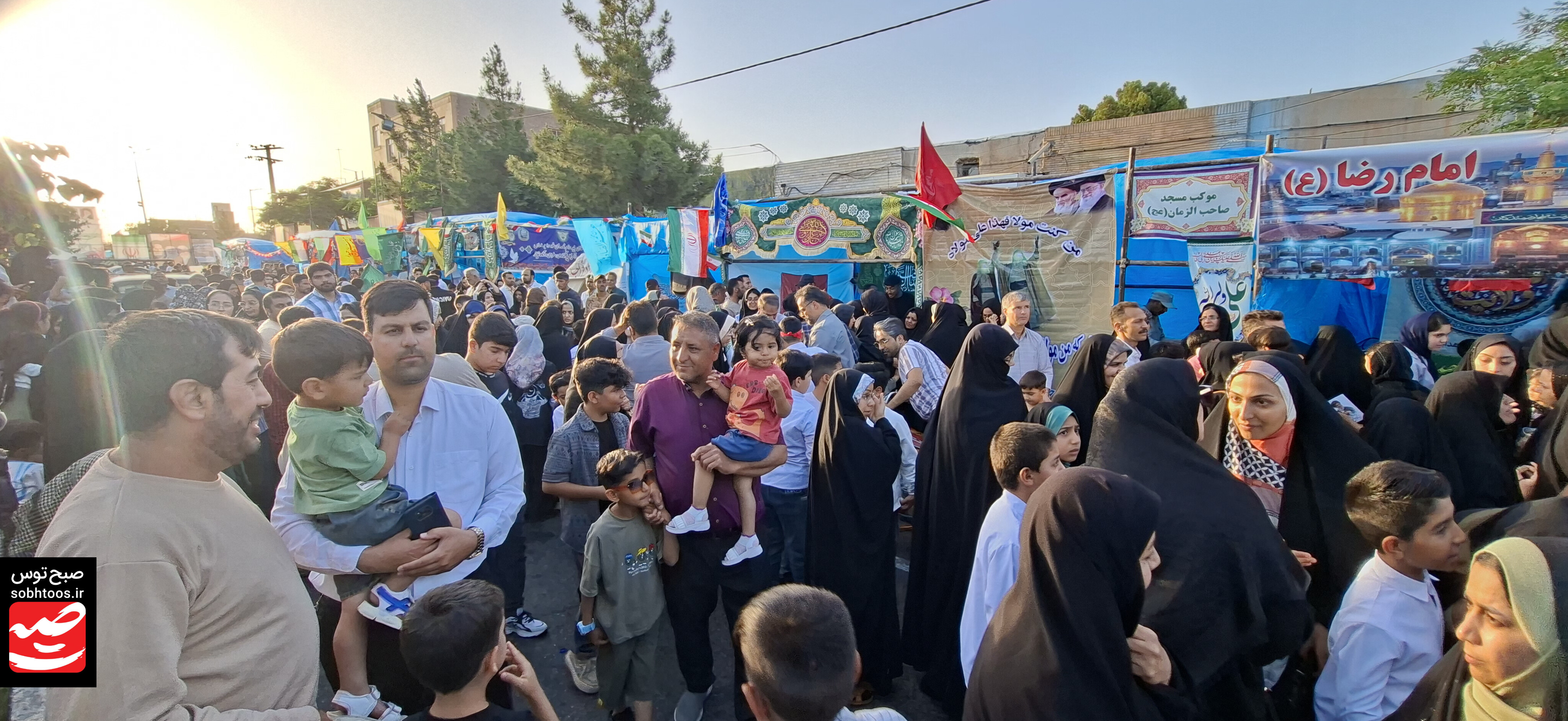 برپایی جشن کیلومتری غدیر در تایباد