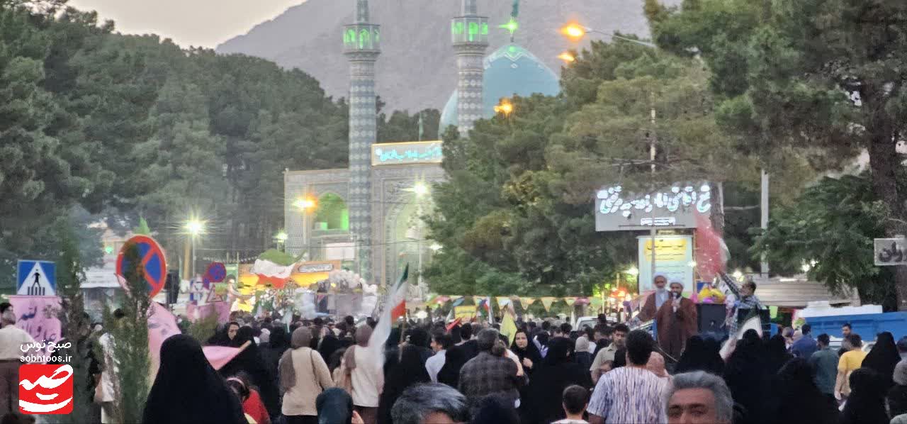 مهمانی کیلومتری غدیر در کاشمر