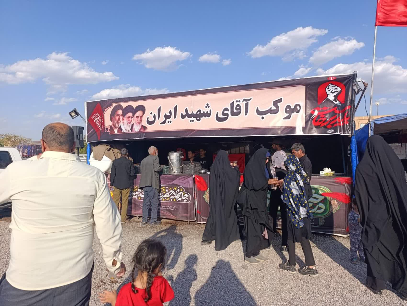 موکب های بجستان آماده خدمت رسانی به زائران