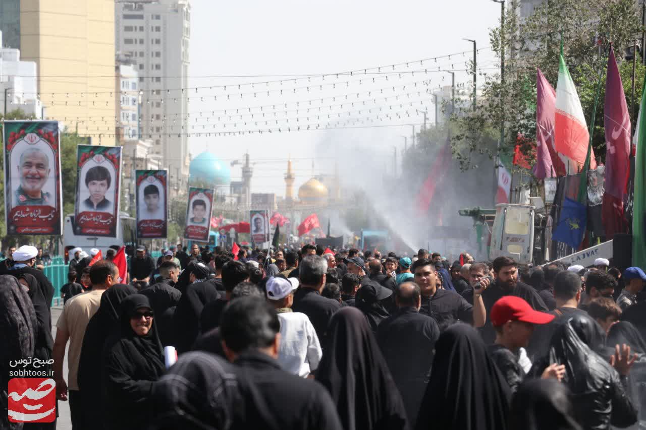 پیاده‌روی جا‌ماندگان اربعین در مشهد