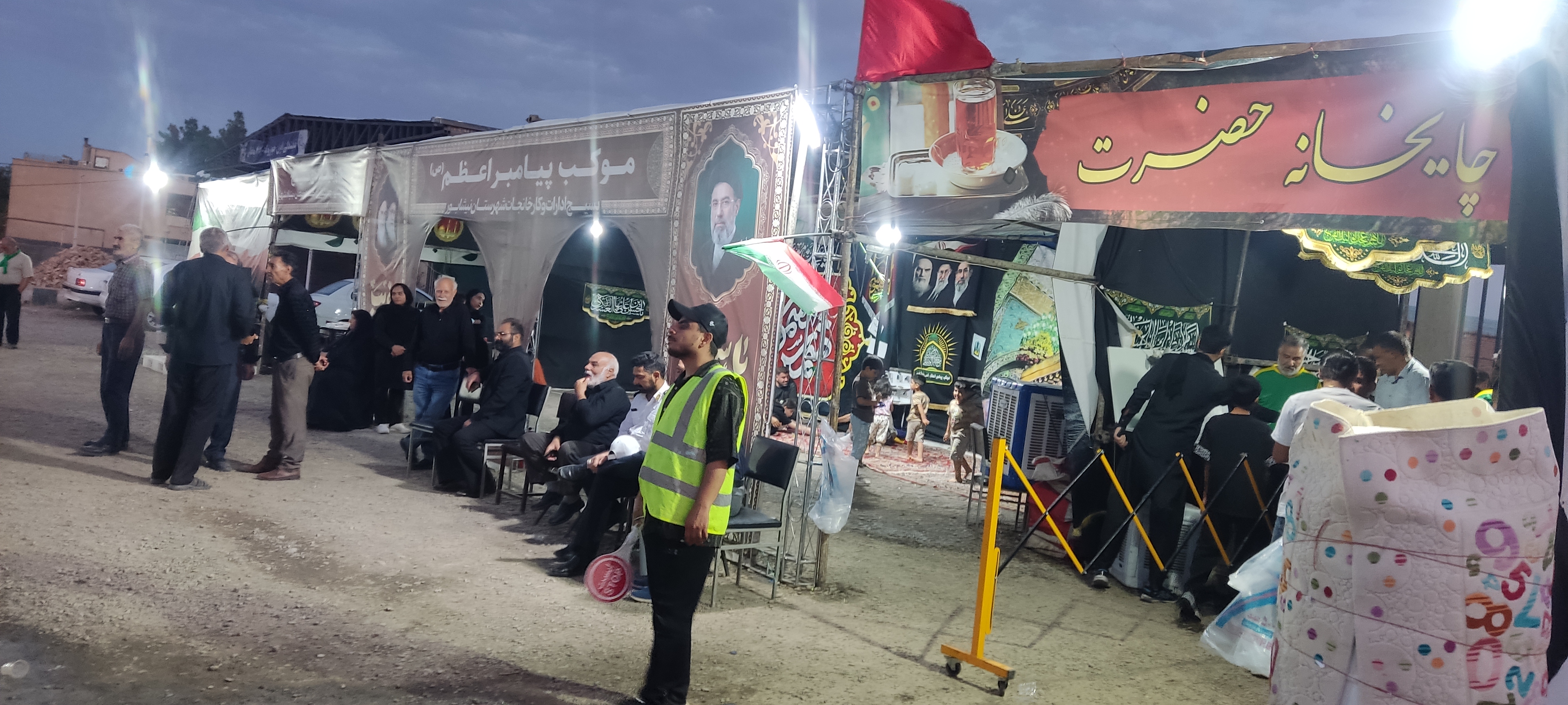 پذیرایی از ۱۶۰۰۰ زائر توسط موکب پیامبراعظم نیشابور