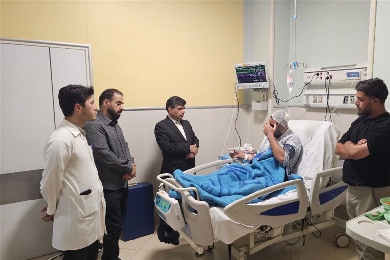 عیادت فرماندار مشهد از مصدومان حادثه بلوار وکیل‌آباد