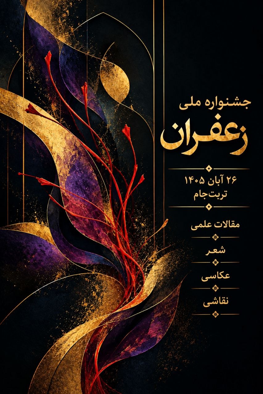 نخستین جشنواره ملی زعفران در تربت‌جام برگزار می‌شود