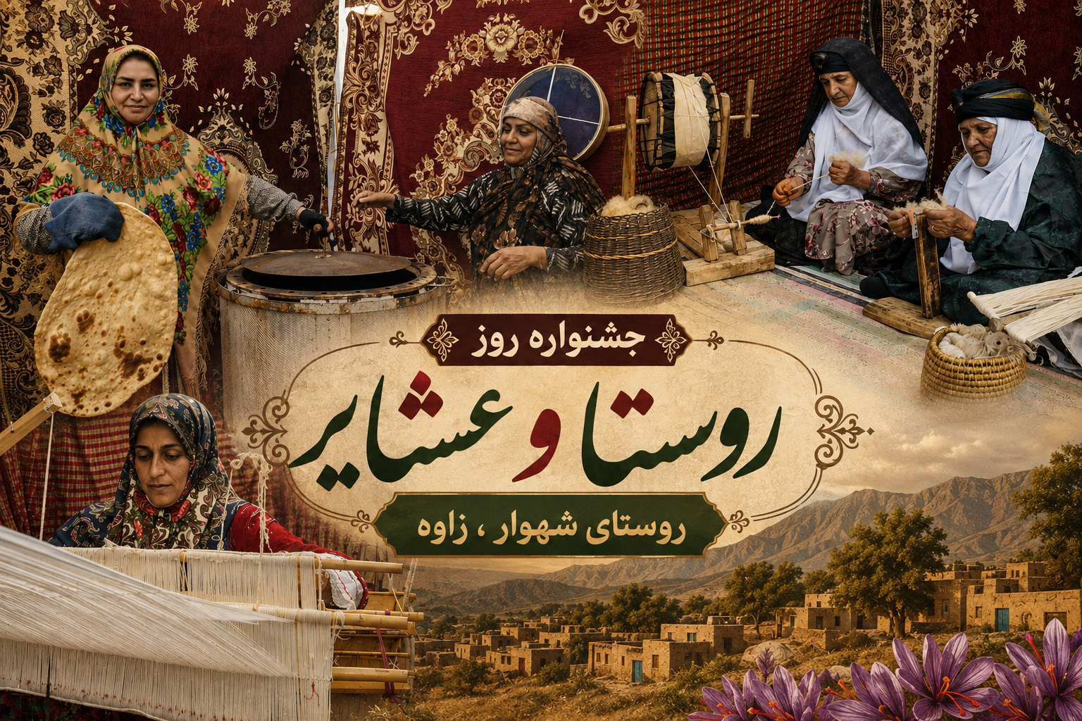 برگزاری جشنواره توانمندی روستاییان روستای شهوار  شهرستان زاوه