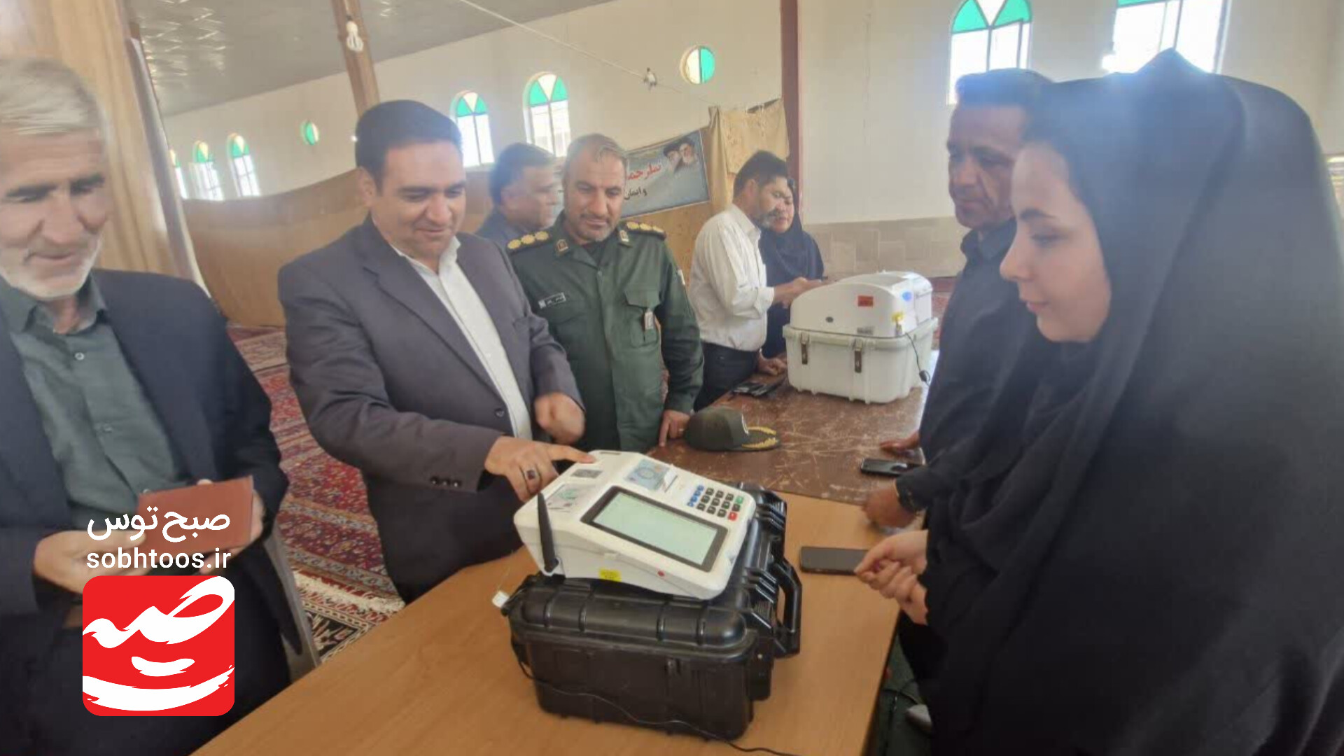 تجهیزات رأی‌گیری الکترونیکی در ششتمد آزمایش شد