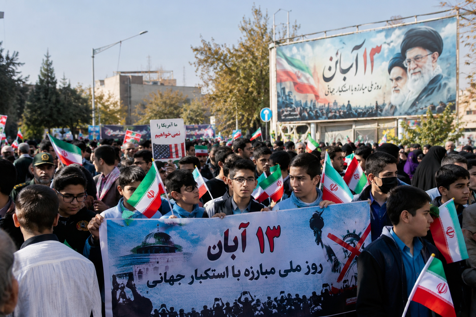 تربت‌جام آماده برگزاری باشکوه راهپیمایی ۱۳ آبان
