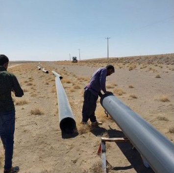 آغاز عملیات اجرایی لوله‌گذاری خط انتقال آب بخش جنگل به طول ۴۳۰۰ متر