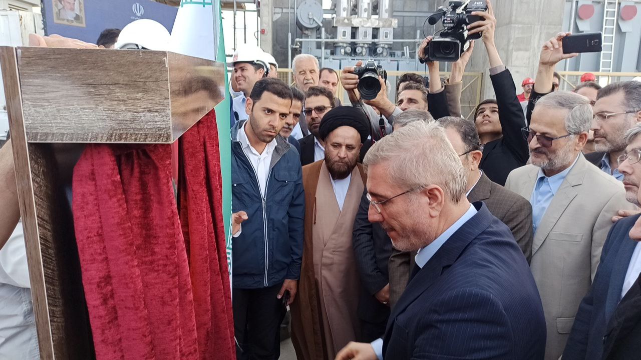 نیروگاه ۵۴۶ مگاواتی سیکل ترکیبی راشد تربت‌ حیدریه به بهره برداری رسید