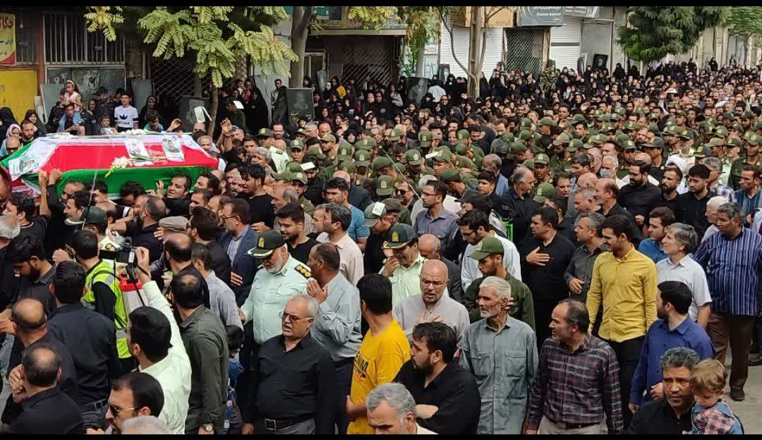 پیکر شهید نیروی انتظامی در سبزوار تشییع و خاکسپاری شد
