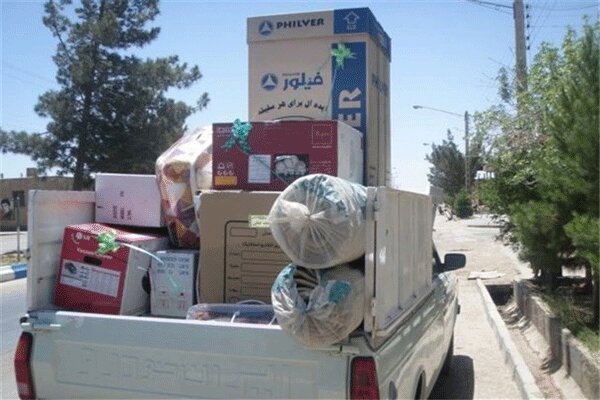اهدای ۱۲۶ سری جهیزیه به نوعروسان تحت حمایت کمیته امداد تربت‌جام