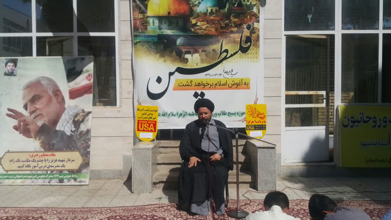 شهید سلیمانی با ایجاد جبهه مقاومت روح تازه‌ای به ملت مقاوم فلسطین دمید