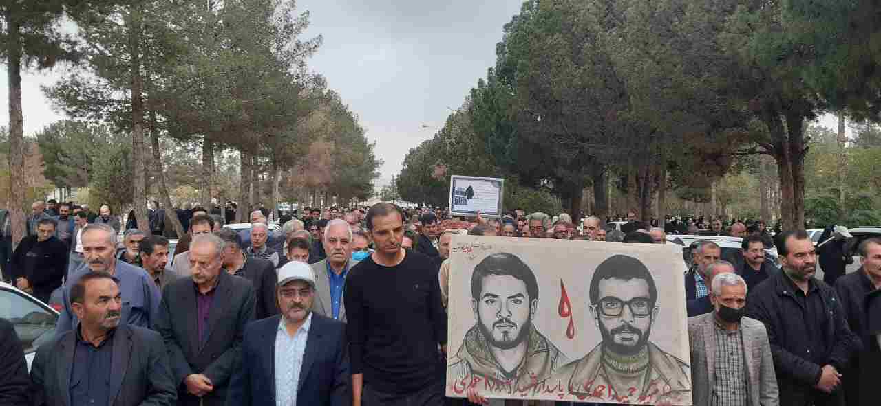 پیکر مادر شهیدان احمدی در سبزوار تشییع شد
