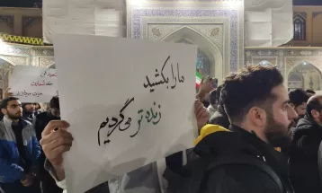 خروش مشهد در محکومیت حادثه تروریستی کرمان