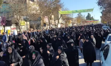 راهپیمایی مردم غیور نیشابور در محکومیت جنایت کرمان