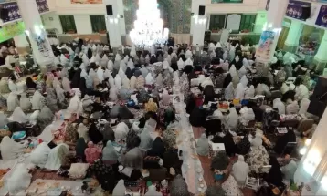 اعتکاف پرشور نوجوانان در طرقبه شاندیز