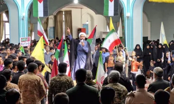 اجتماع بزرگ مردم سرخس درپی شهادت سیدحسن نصرالله