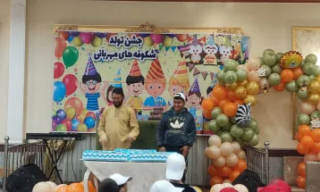 جشن تولد ایتام و محسنین کمیته ‌امداد نیشابور