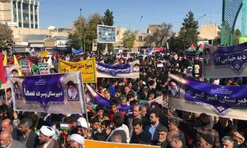 راهپیمایی 13 آبان در قوچان